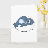 Siegel zum Schlafen in der Cloud Karte (Gelbe Blume)