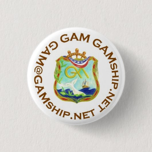 Siegelbraun Button (Vorderseite)