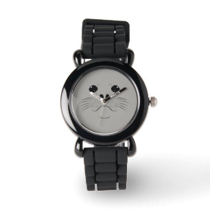 Siegelgesichts-Silhouette Armbanduhr