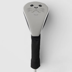 Siegelgesichts-Silhouette Golf Headcover