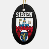 Siegen (Nordrhein-Westfalen) - DEUTSCHE Keramik Keramik Ornament (Links)