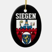Siegen (Nordrhein-Westfalen) - DEUTSCHE Keramik Keramik Ornament (Vorne)