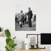 Sieger am Strand in den 20er Jahren Poster (Heimbüro)