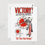 Sieger-Cigar-Congress_Propaganda-Poster Postkarte (Vorne/Hinten)