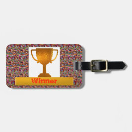 SIEGER Cup (Änderungstext zu Ihren Selbst) Gepäckanhänger