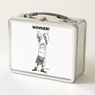 Sieger der Lunchbox aus weißem und rostfreiem Stah