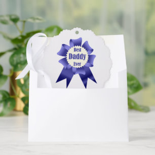 Sieger des besten Daddy-Jungs-Awards für das Pater Ornament Karte