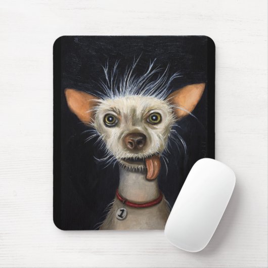 Sieger des hässlichen Hundewettbewerbs 2011 Mousepad (Mit Mouse)