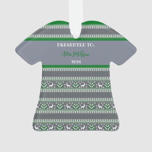 Sieger des Ugger Weihnachtswettbewerbs Ornament (Rückseite)