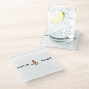 Sieger Dinner Grill Glass Untersetzer Olympian Eff