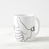 Sieger-duh Tasse (VorderseiteRechts)