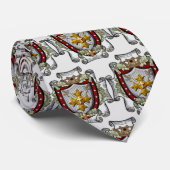 Sieger-Familienwappen-Schild Krawatte (Gerollt)