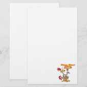 Sieger Hühnerabend Ironie-Spaß Briefpapier (Vorne/Hinten)