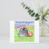 Sieger Inspiration Postkarte (Stehend Vorderseite)