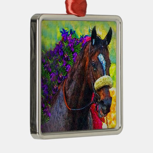 Sieger-Kreis 2 Silbernes Ornament (Rechts)