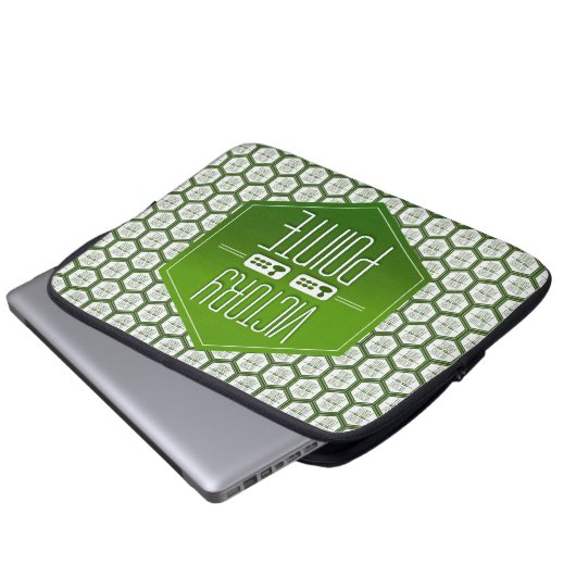 Sieger-Pointe-Allround-Logo Laptopschutzhülle (Vorne Knopf)