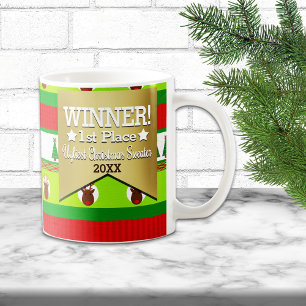SIEGER Prize hässliche Kaffeetasse