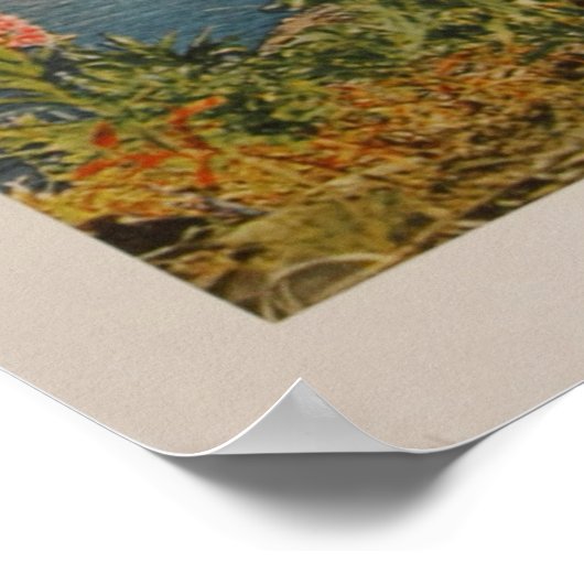 Sieger-Reiseplakat Poster (Ecke)