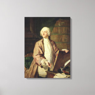 Sieger Riquetti, Marquis von Mirabeau, 1743 Leinwanddruck