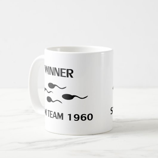 Sieger-Schwimmteamikone 1960 Kaffeetasse (Vorderseite Links)