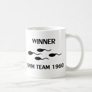 Sieger-Schwimmteamikone 1960 Kaffeetasse