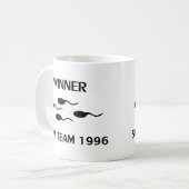 Sieger-Schwimmteamikone 1996 Kaffeetasse (Vorderseite Links)