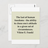 Siegerin, ehrlich gesagt postkarte (Vorne/Hinten)