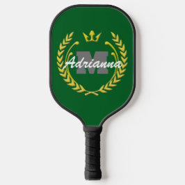 Siegermächtigung und Name GreenBG Pickleball Schläger