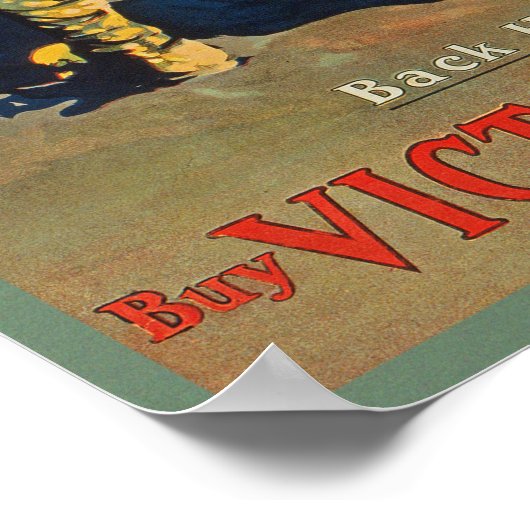 Siegesanleihen unterstützen ihn bei der Ersten Wel Poster (Ecke)