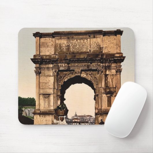 Siegesbogen von Titus, Klassiker Roms, Italien Mousepad (Mit Mouse)