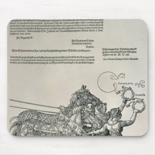 SiegesChariot des Kaisers Maximilian I Mousepad (Vorne)