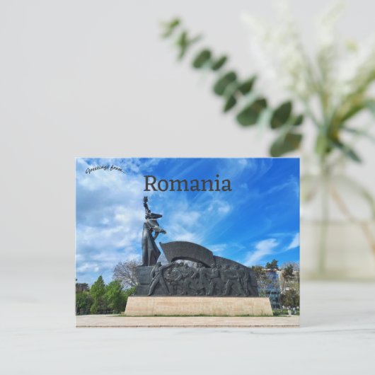Siegesmonument Constanţa Rumänien Postkarte (Stehend Vorderseite)