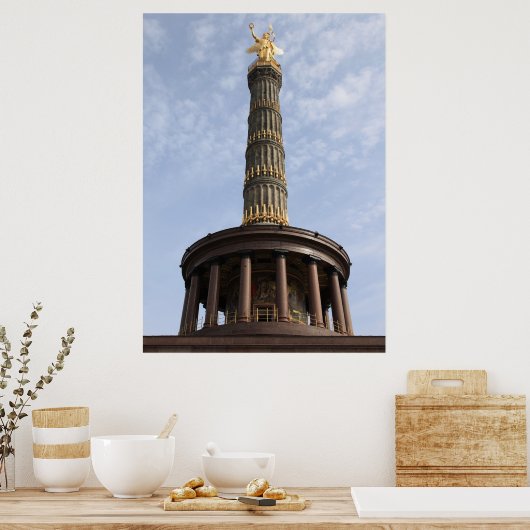Siegessäule Berlin Poster (Küche)