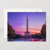 Siegessäule, Berlin Victory Column Postkarte (Vorne/Hinten)