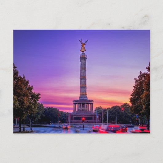 Siegessäule, Berlin Victory Column Postkarte (Vorderseite)