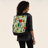 Siegessymbol Hand Widerstand Rot Dreieck Symbol Rucksack (Ausgewaschen)