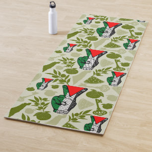 Siegessymbol Hand Widerstand Rot Dreieck Symbol Yogamatte