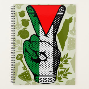 Siegessymbol Hand Widerstand rotes Dreiecksymbol Planer