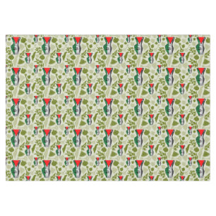 Siegessymbol Hand Widerstand rotes Dreiecksymbol Tischdecke