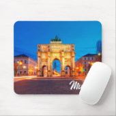 Siegestor, München, Deutschland Mousepad (Mit Mouse)