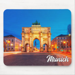 Siegestor, München, Deutschland Mousepad
