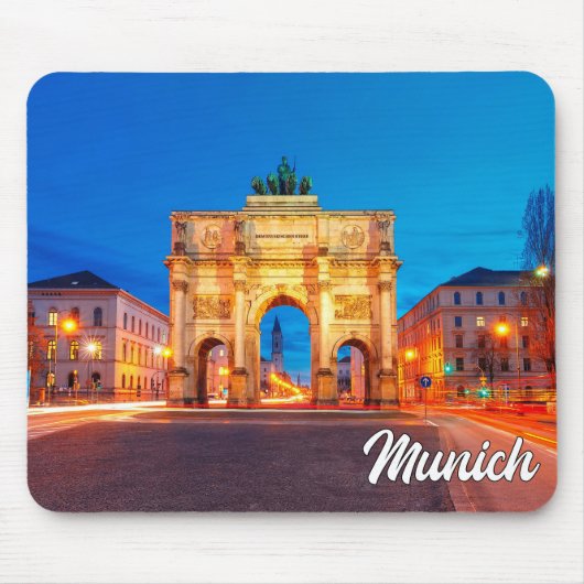 Siegestor, München, Deutschland Mousepad (Vorne)