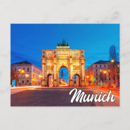 Siegestor, München, Deutschland Postkarte