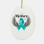 Siegeswinge - Ovarialkarzinom Keramikornament (Vorne)