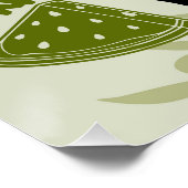 Siegeszeichen des roten Dreieck-Widerstands der Ha Poster (Ecke)