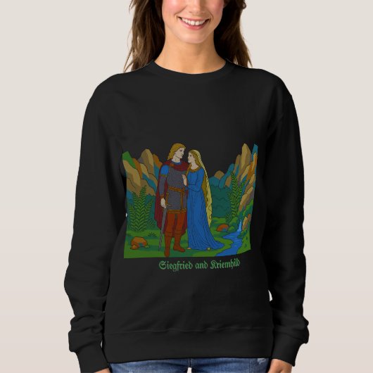 Siegfried and Kriemhild of Song of Nibelungs Sweatshirt (Vorderseite)