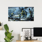 Siegfried Line in Campholz Woods Poster (Heimbüro)