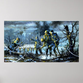 Siegfried Line in Campholz Woods Poster