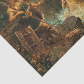 Siegfried und die Rheintochter von Hans Zatzka Seidenpapier (Ausschnitt)