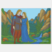 Siegfried und Kriemhild Magnet (Vorderseite)